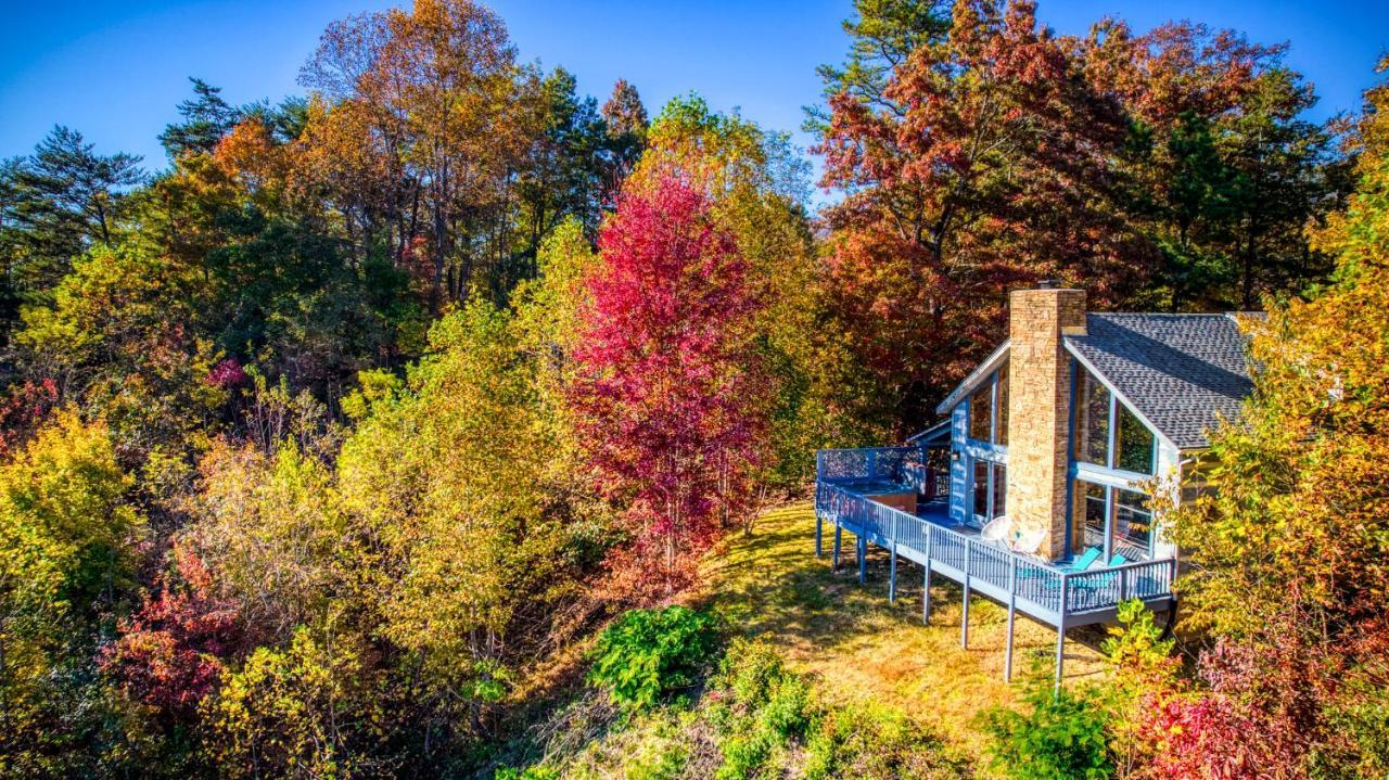 Barenberg Cabin: Panoramic Smoky Mountain Retreat with Dual Suites Gatlinburg Exterior photo